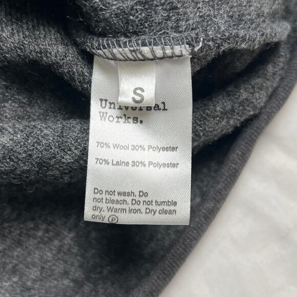 Universal Works. Wool Blend Surfer Hoodie Size S - Picture 3 of 7
